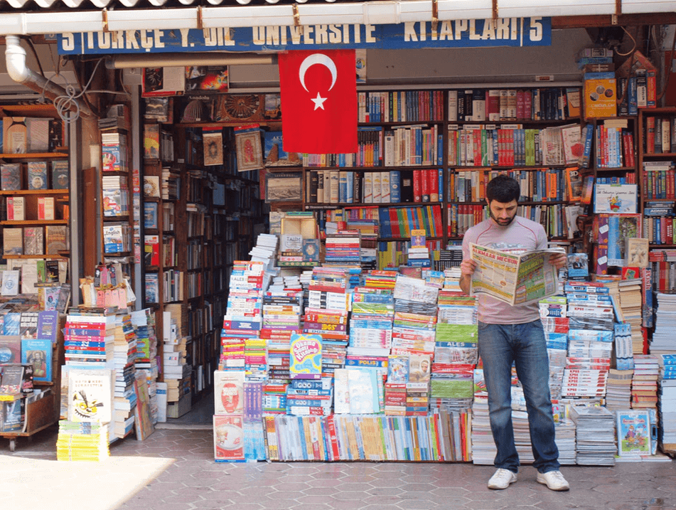 Antikvariát v Istanbulu